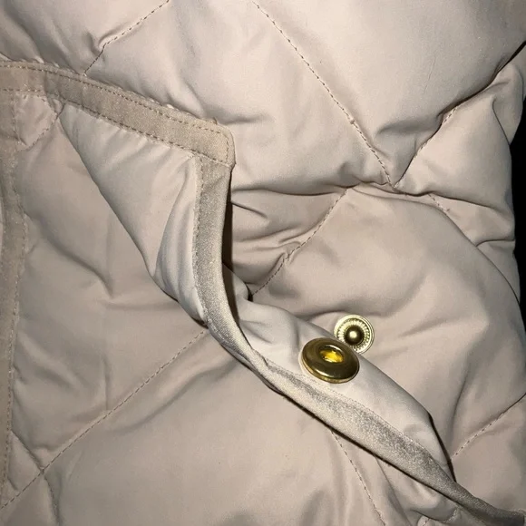 J. Crew Light Tan Quilted Vest - Picture 5 of 6